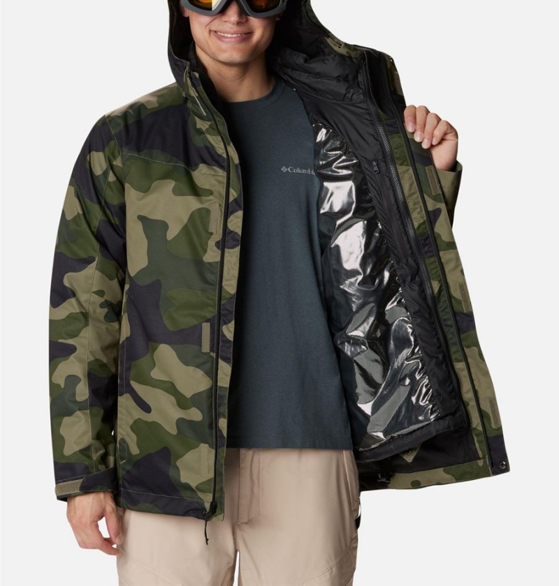Columbia Whirlibird IV Interchange Men's Ski Jacket Green | WGVQFS-032