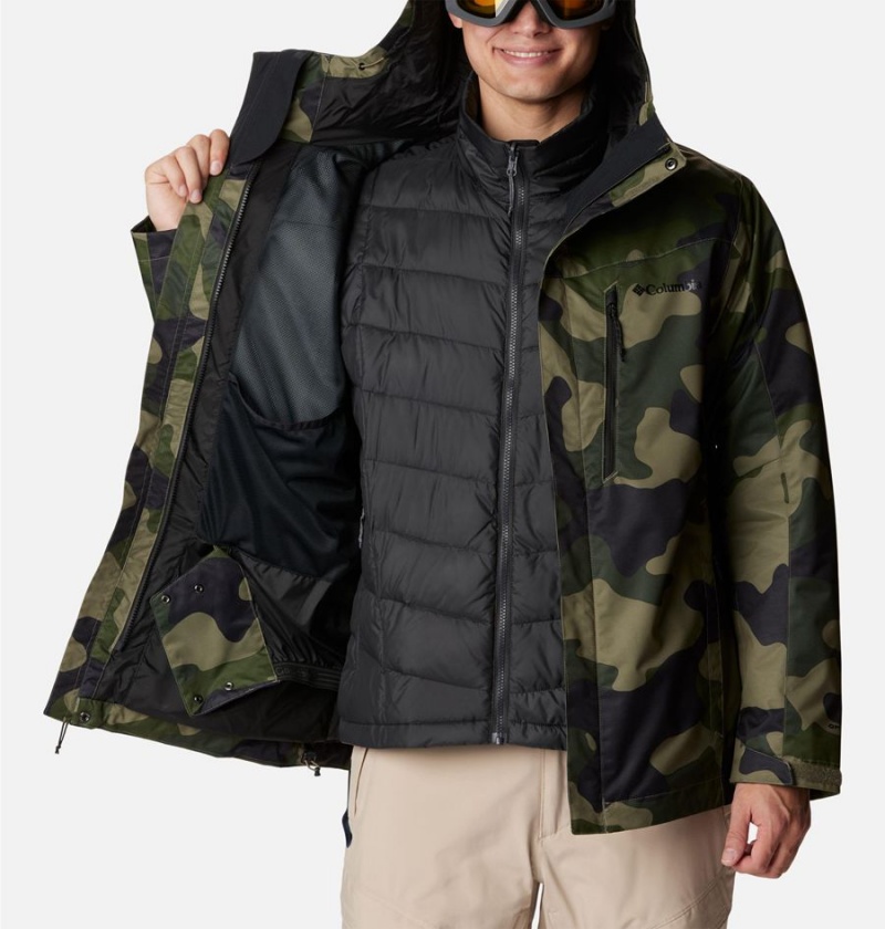 Columbia Whirlibird IV Interchange Men's Ski Jacket Green | WGVQFS-032