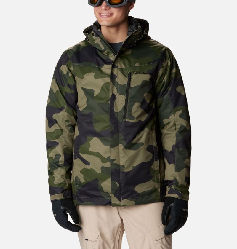Columbia Whirlibird IV Interchange Men\'s Ski Jacket Green | WGVQFS-032