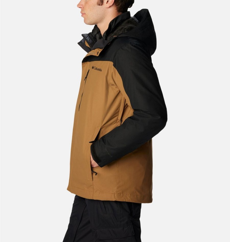 Columbia Whirlibird IV Interchange Men's Ski Jacket Brown | WOGYEQ-612
