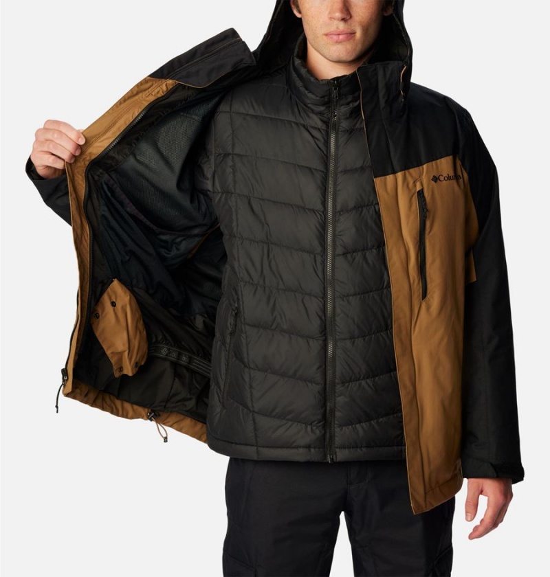 Columbia Whirlibird IV Interchange Men's Ski Jacket Brown | WOGYEQ-612