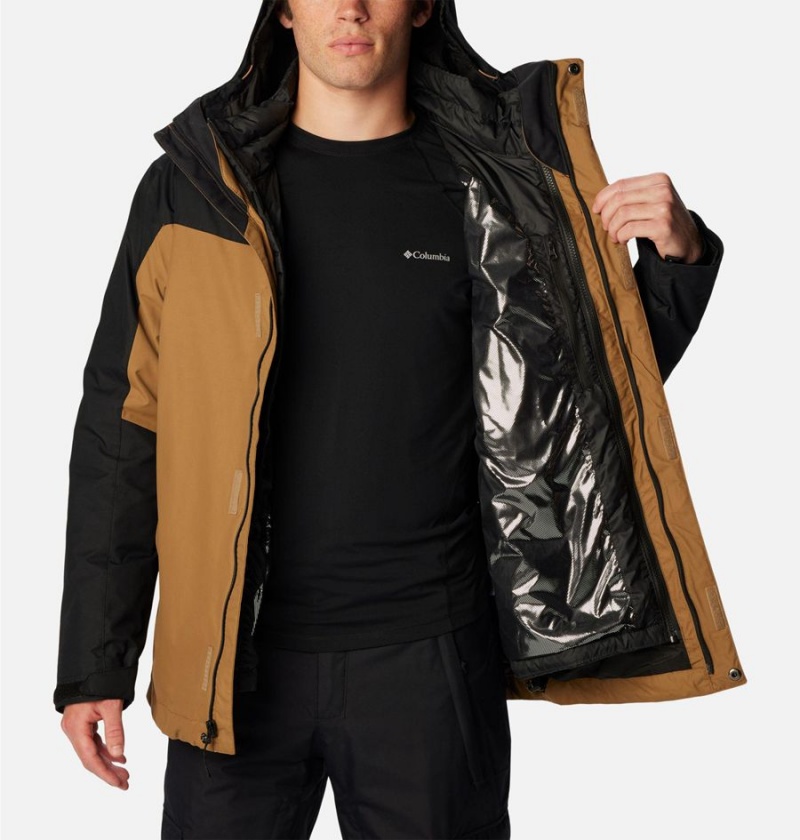 Columbia Whirlibird IV Interchange Men's Ski Jacket Brown | WOGYEQ-612