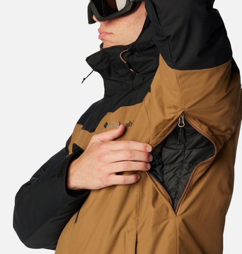 Columbia Whirlibird IV Interchange Men's Ski Jacket Brown | WOGYEQ-612