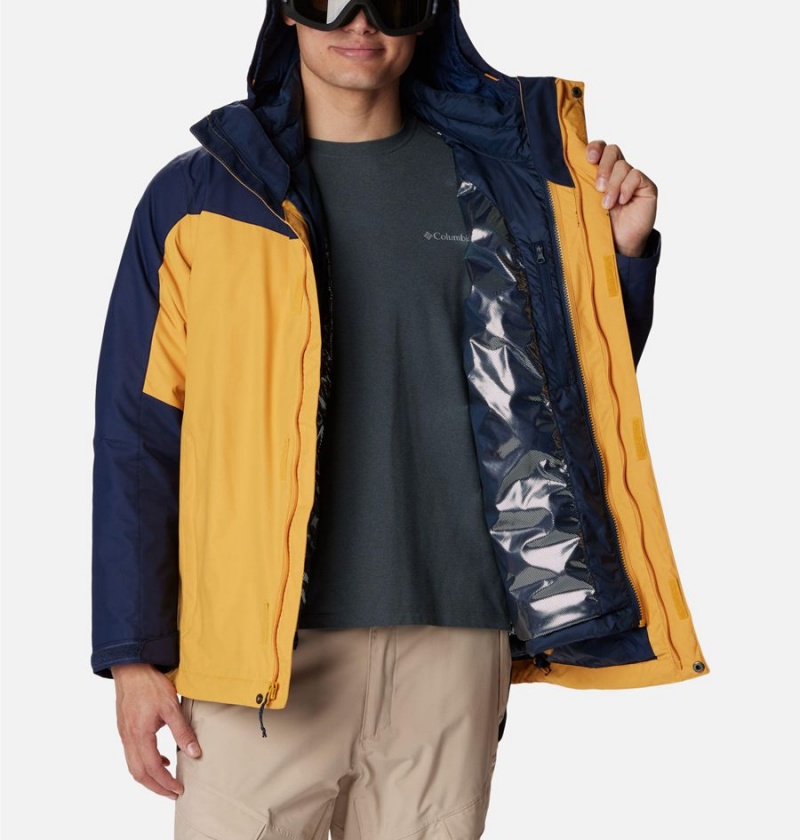 Columbia Whirlibird IV Interchange Men's Ski Jacket Yellow | TNJAQK-769