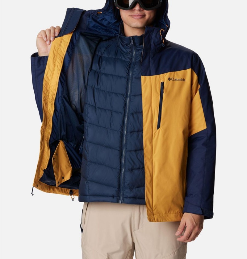 Columbia Whirlibird IV Interchange Men's Ski Jacket Yellow | TNJAQK-769