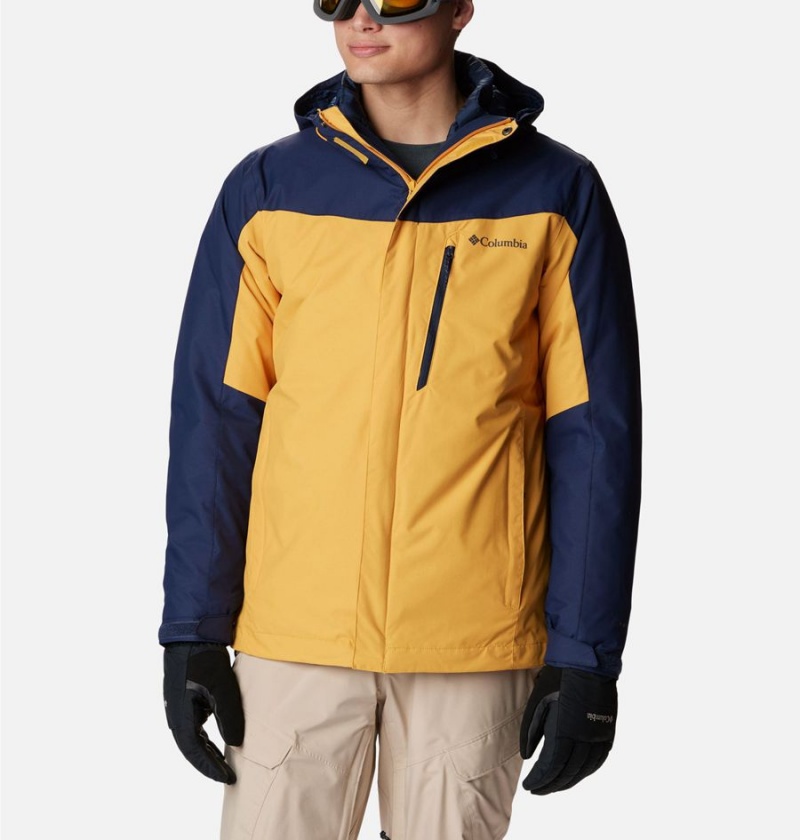 Columbia Whirlibird IV Interchange Men\'s Ski Jacket Yellow | TNJAQK-769