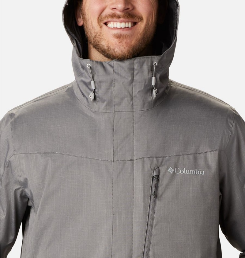 Columbia Whirlibird IV Interchange Men's Ski Jacket Grey | QSMHNC-245