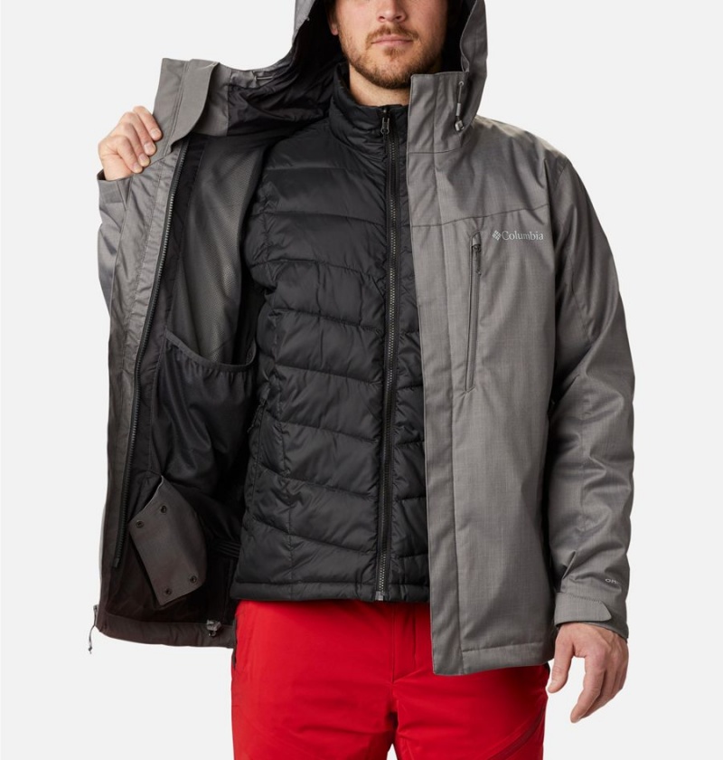Columbia Whirlibird IV Interchange Men's Ski Jacket Grey | QSMHNC-245