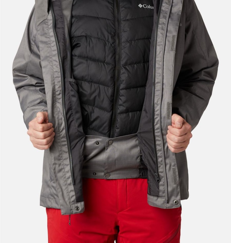 Columbia Whirlibird IV Interchange Men's Ski Jacket Grey | QSMHNC-245