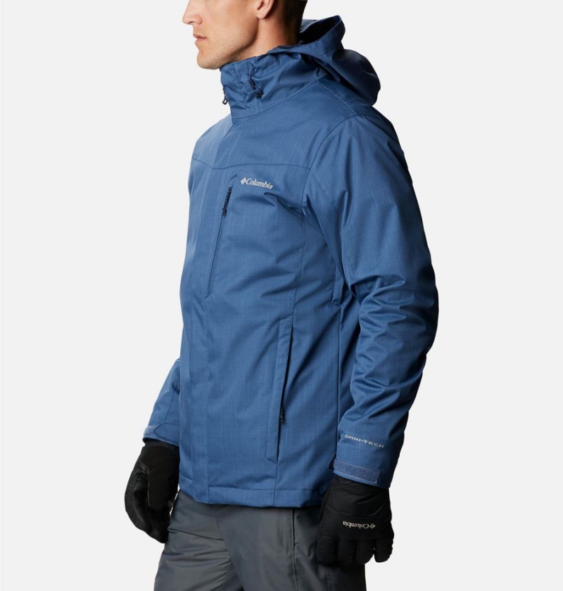 Columbia Whirlibird IV Interchange Men's Ski Jacket Blue | CZRJLS-390