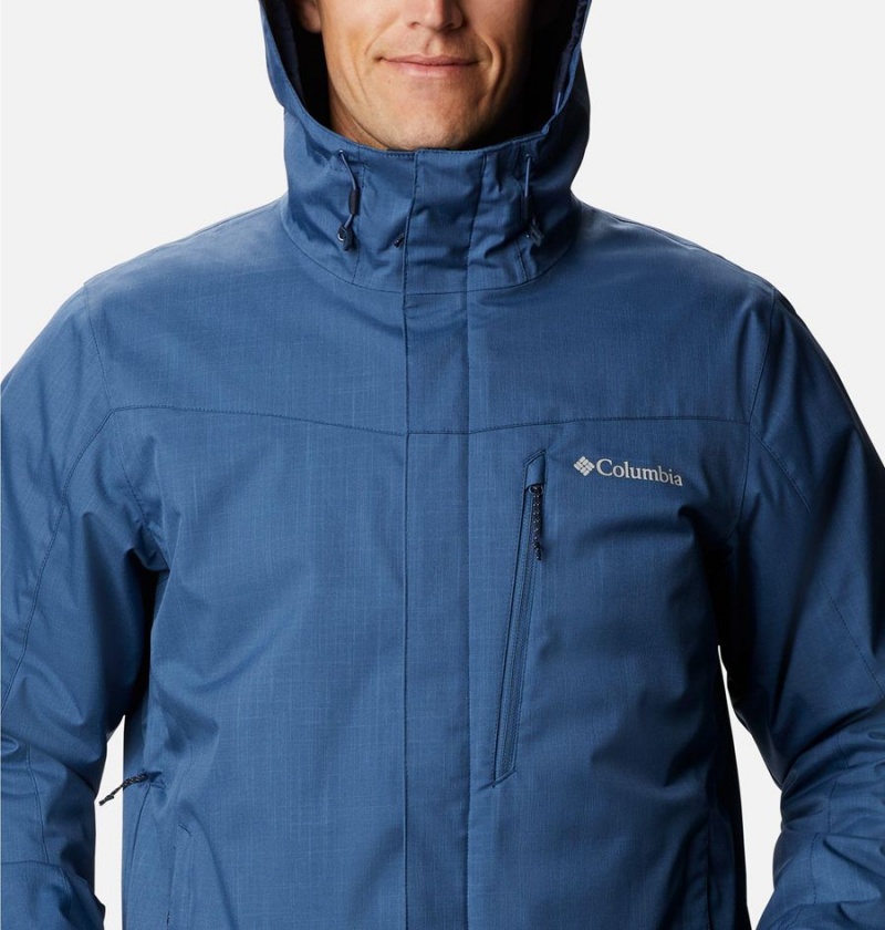 Columbia Whirlibird IV Interchange Men's Ski Jacket Blue | CZRJLS-390