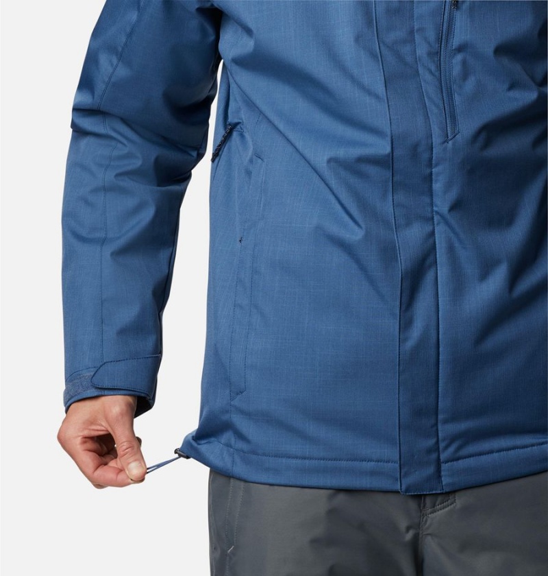 Columbia Whirlibird IV Interchange Men's Ski Jacket Blue | CZRJLS-390