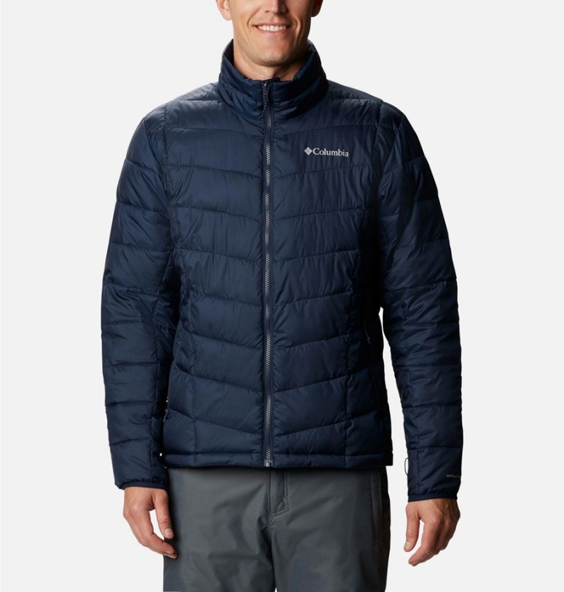 Columbia Whirlibird IV Interchange Men's Ski Jacket Blue | CZRJLS-390