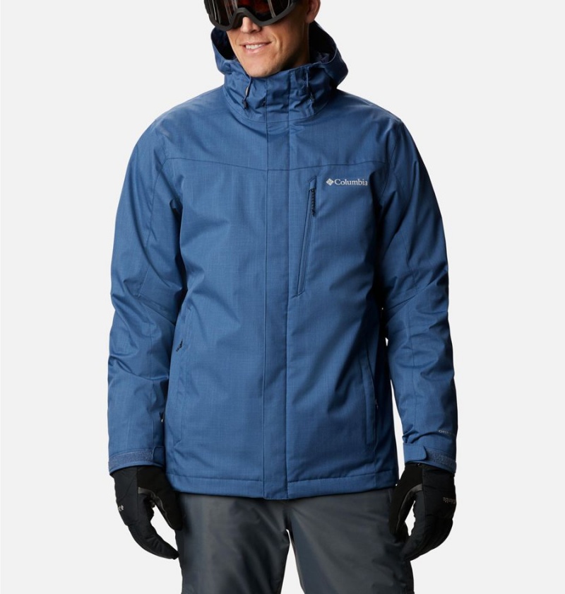 Columbia Whirlibird IV Interchange Men\'s Ski Jacket Blue | CZRJLS-390