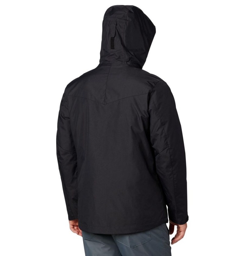 Columbia Whirlibird IV Interchange Men's Ski Jacket Black | NFIXQM-750