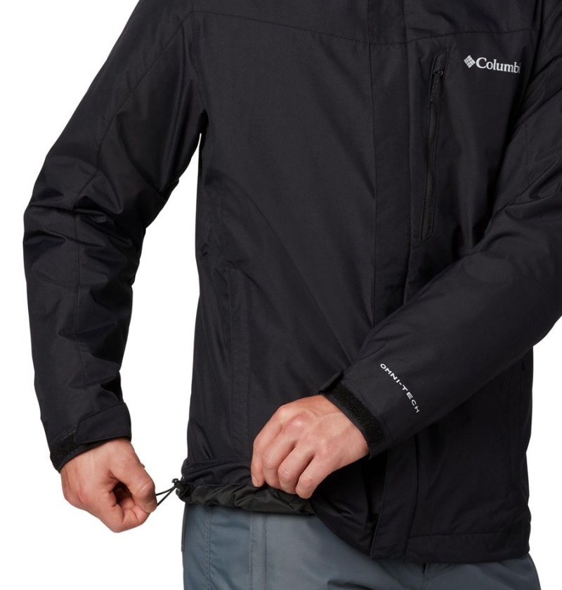 Columbia Whirlibird IV Interchange Men's Ski Jacket Black | NFIXQM-750