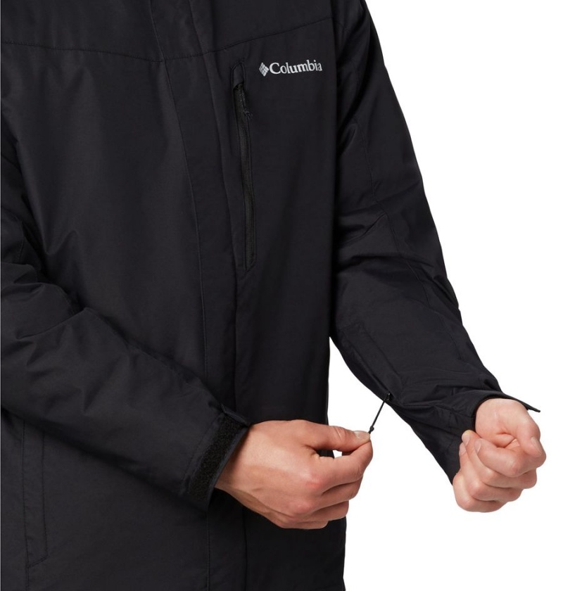 Columbia Whirlibird IV Interchange Men's Ski Jacket Black | NFIXQM-750