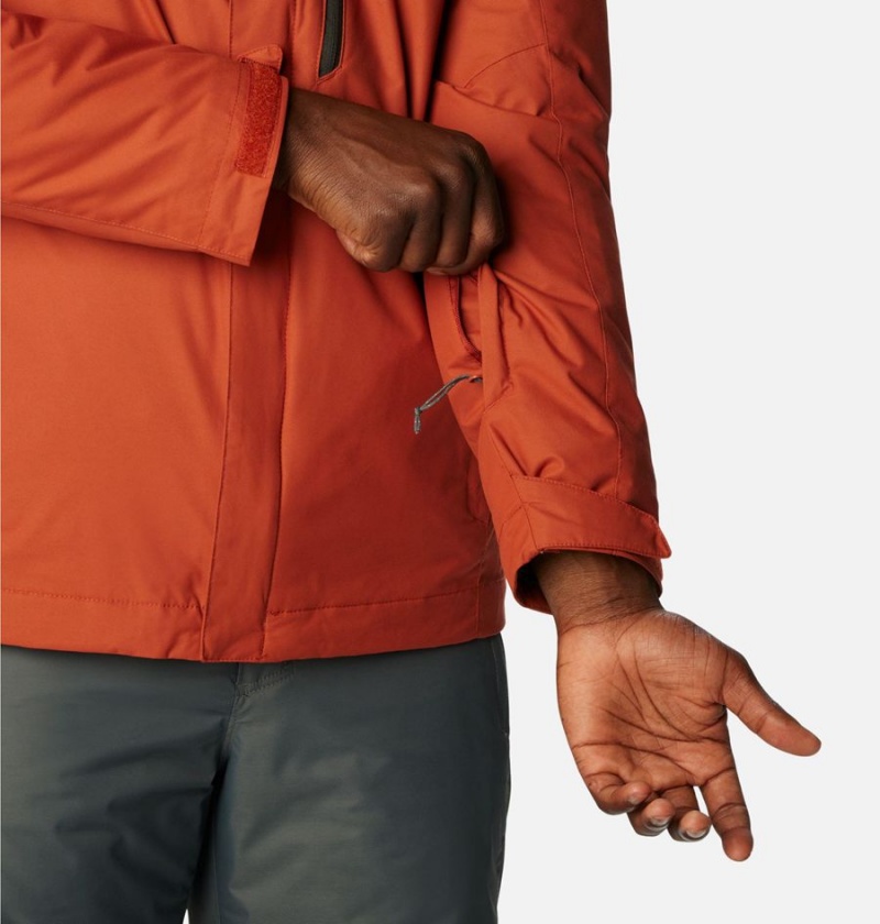 Columbia Whirlibird IV Interchange Men's Ski Jacket Red | ZEBXFQ-084