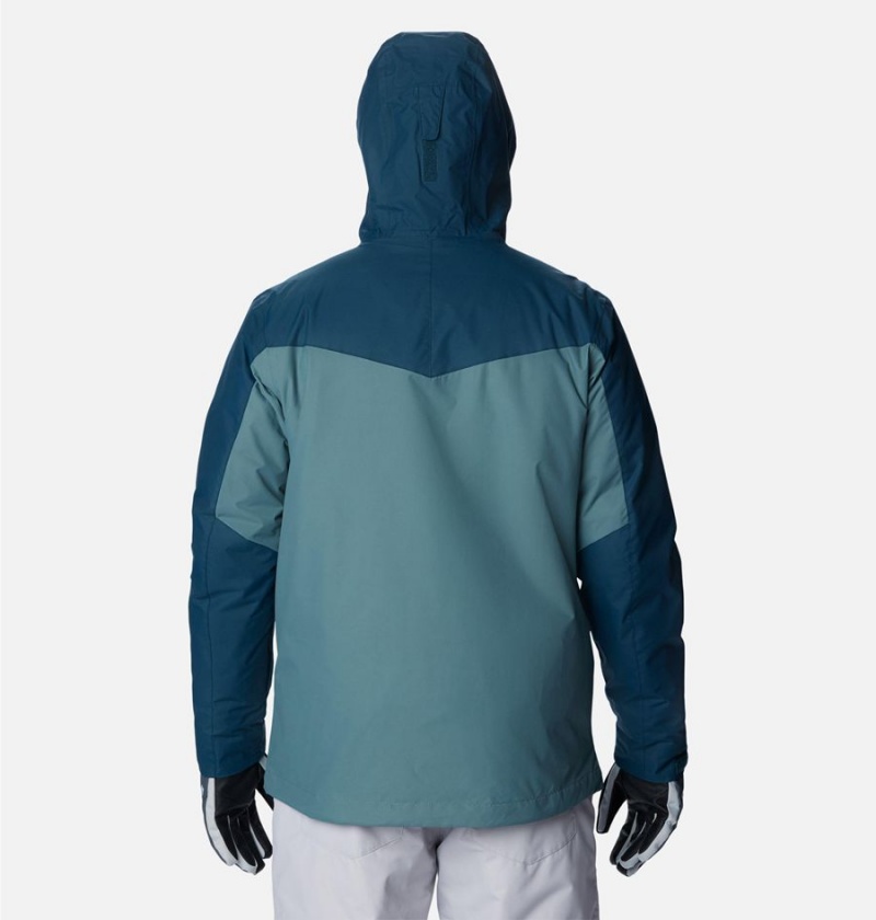 Columbia Whirlibird IV Interchange Men's Ski Jacket Blue | JQVIDZ-749