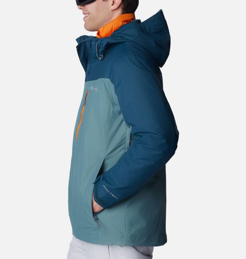 Columbia Whirlibird IV Interchange Men's Ski Jacket Blue | JQVIDZ-749