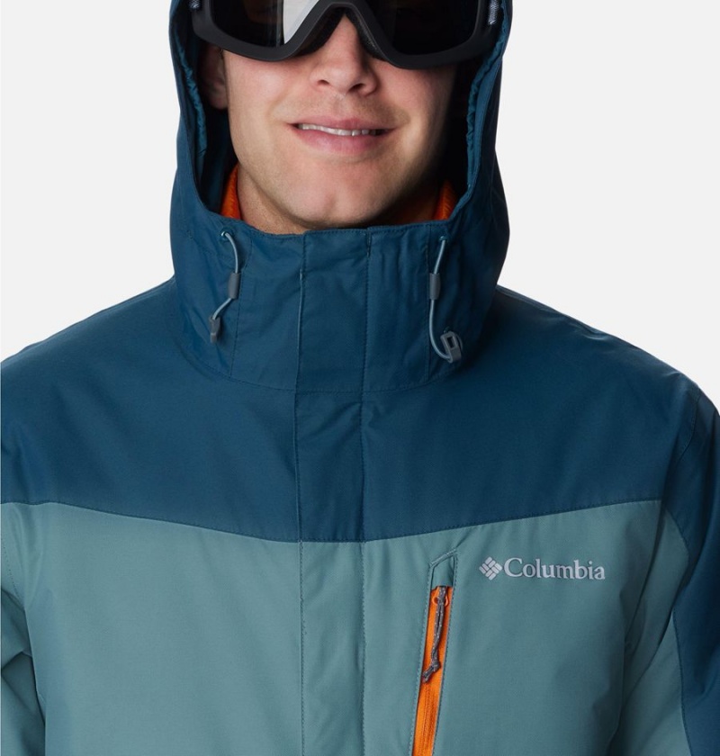 Columbia Whirlibird IV Interchange Men's Ski Jacket Blue | JQVIDZ-749