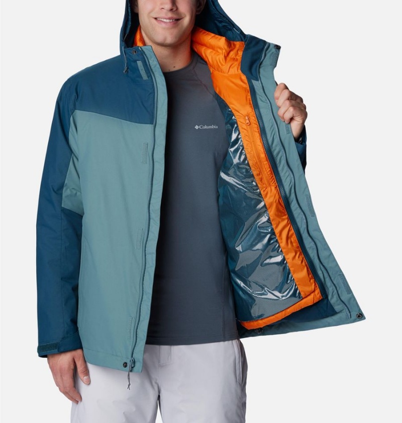Columbia Whirlibird IV Interchange Men's Ski Jacket Blue | JQVIDZ-749