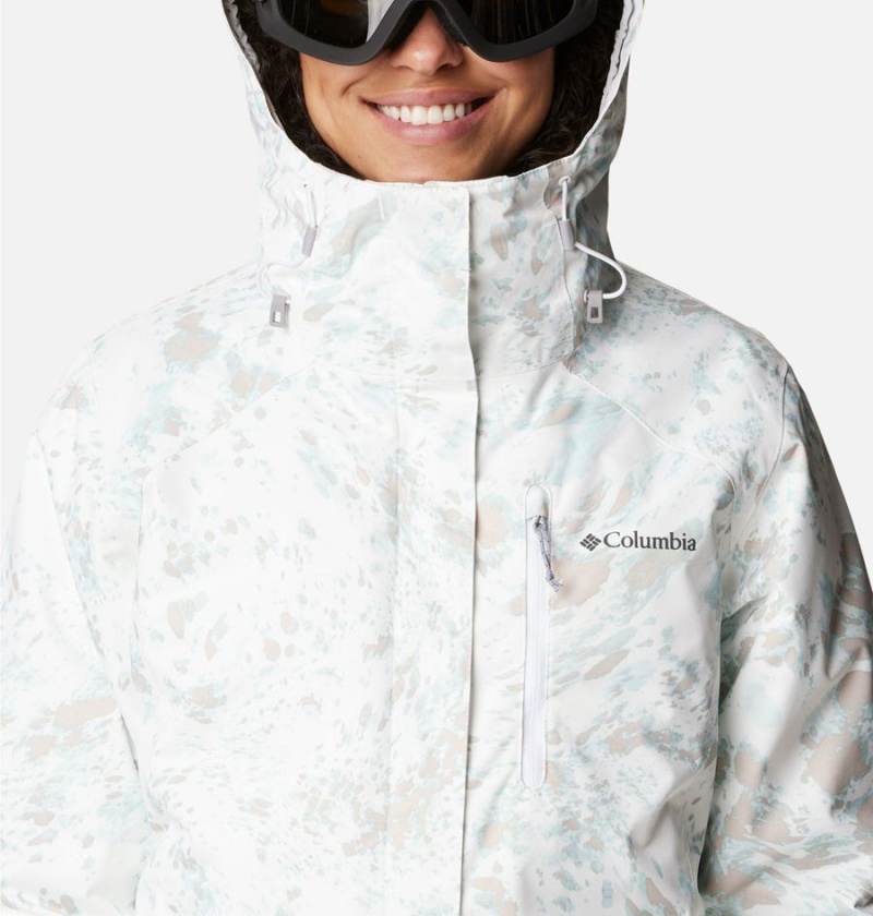 Columbia Whirlibird IV Interchange Women's Ski Jacket White | JXKTRB-842