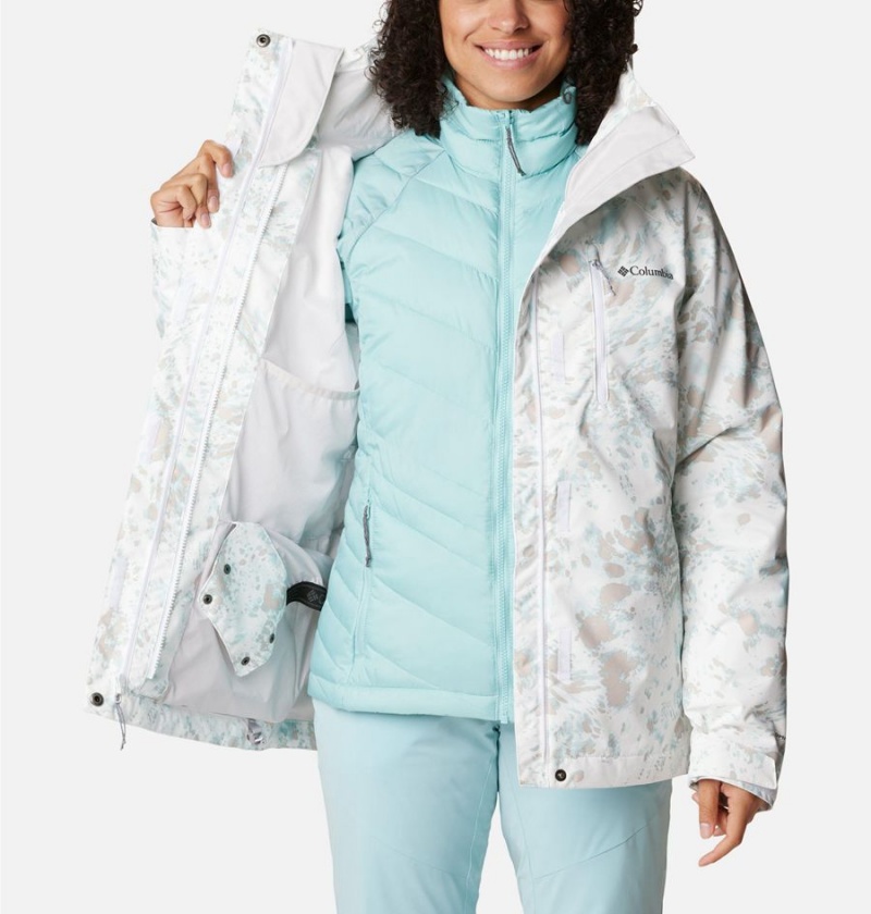 Columbia Whirlibird IV Interchange Women's Ski Jacket White | JXKTRB-842