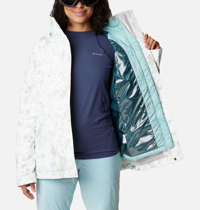 Columbia Whirlibird IV Interchange Women's Ski Jacket White | JXKTRB-842