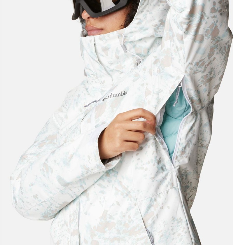 Columbia Whirlibird IV Interchange Women's Ski Jacket White | JXKTRB-842