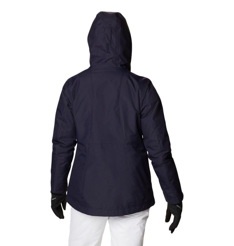 Columbia Whirlibird IV Interchange Women's Ski Jacket Navy | NSEZWP-720