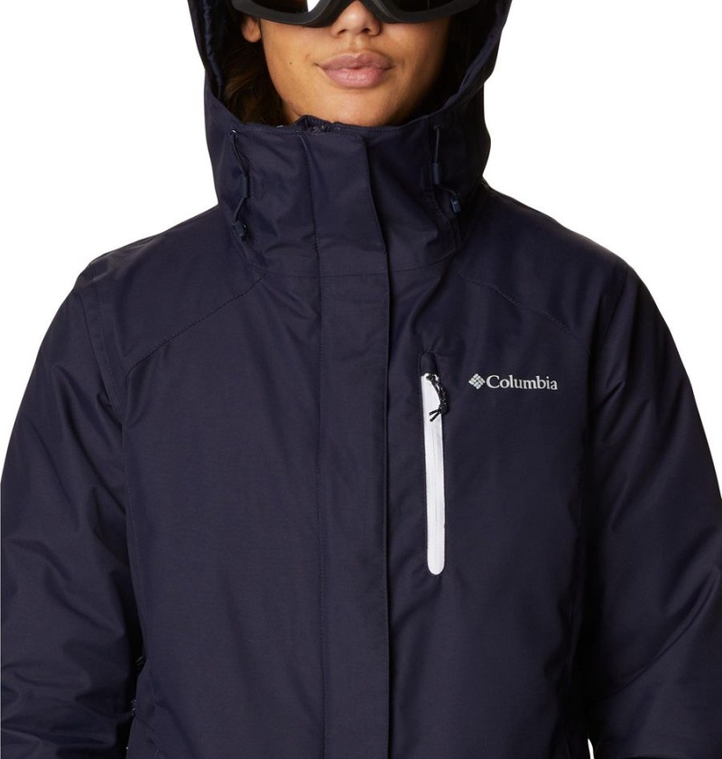 Columbia Whirlibird IV Interchange Women's Ski Jacket Navy | NSEZWP-720