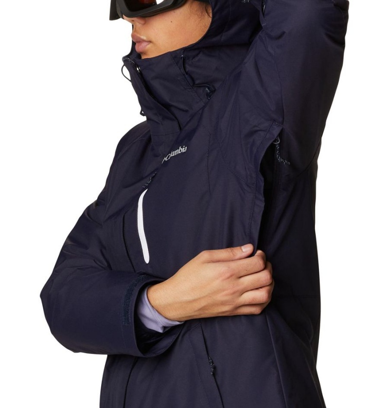 Columbia Whirlibird IV Interchange Women's Ski Jacket Navy | NSEZWP-720