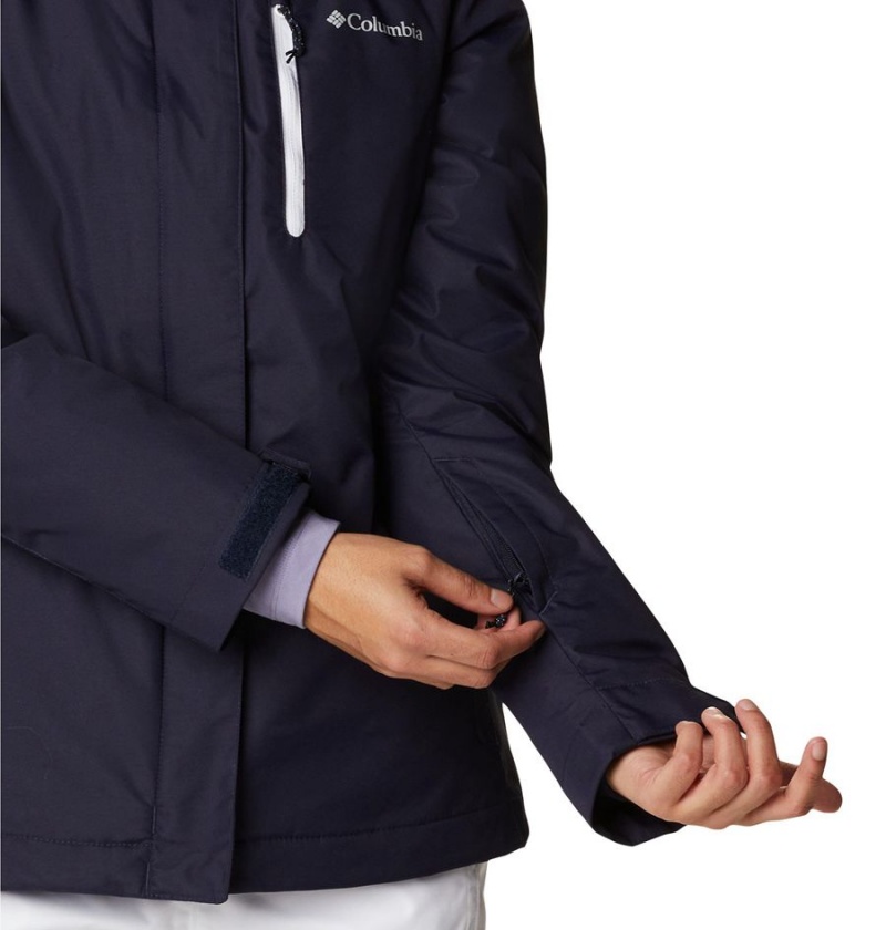 Columbia Whirlibird IV Interchange Women's Ski Jacket Navy | NSEZWP-720