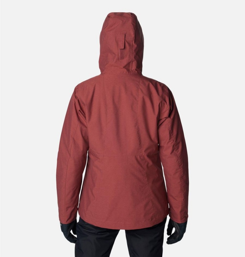 Columbia Whirlibird IV Interchange Women's Ski Jacket Coral | ZBQPXT-497