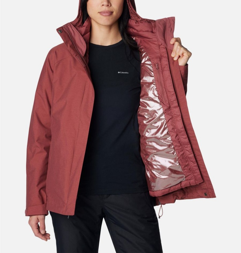 Columbia Whirlibird IV Interchange Women's Ski Jacket Coral | ZBQPXT-497