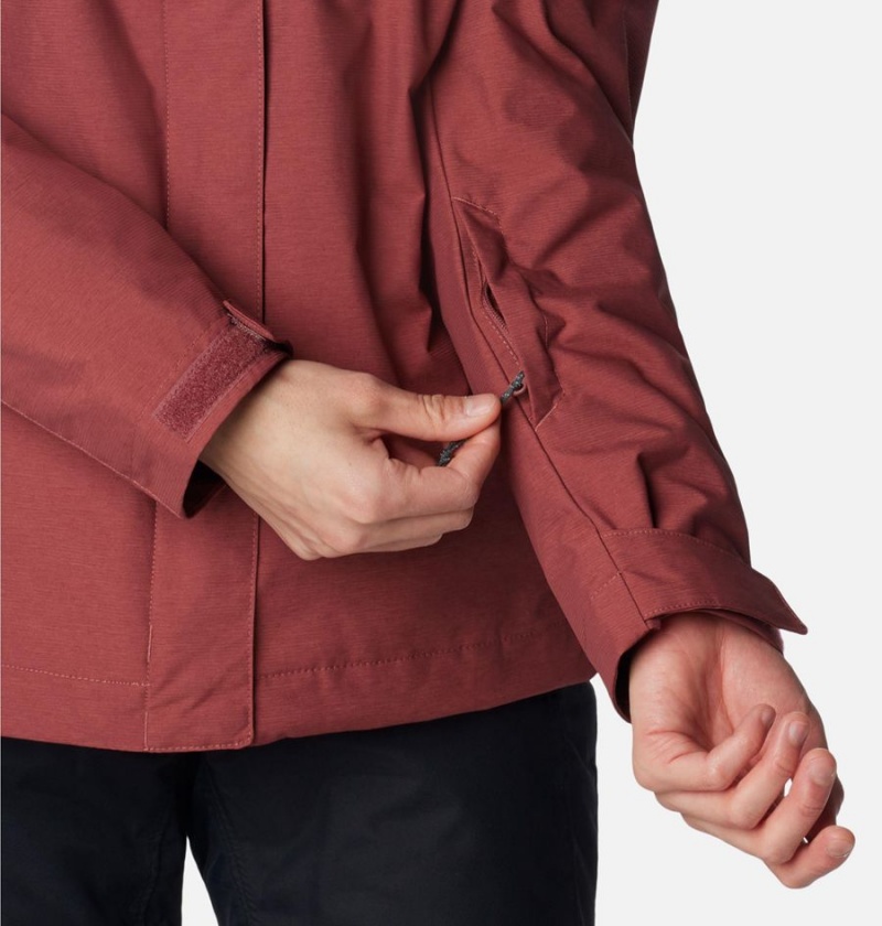Columbia Whirlibird IV Interchange Women's Ski Jacket Coral | ZBQPXT-497
