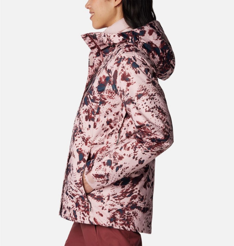 Columbia Whirlibird IV Interchange Women's Ski Jacket Pink | EHNFBV-409