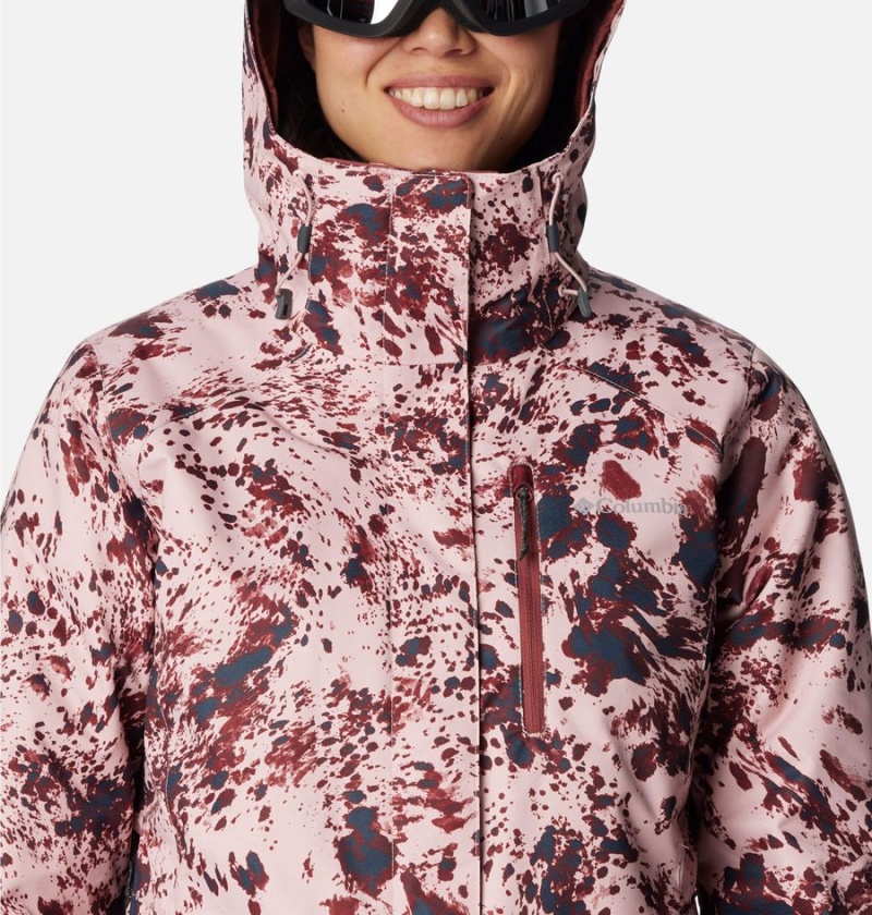 Columbia Whirlibird IV Interchange Women's Ski Jacket Pink | EHNFBV-409