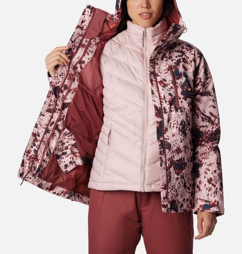 Columbia Whirlibird IV Interchange Women's Ski Jacket Pink | EHNFBV-409