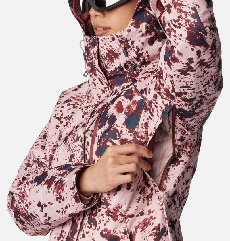 Columbia Whirlibird IV Interchange Women's Ski Jacket Pink | EHNFBV-409