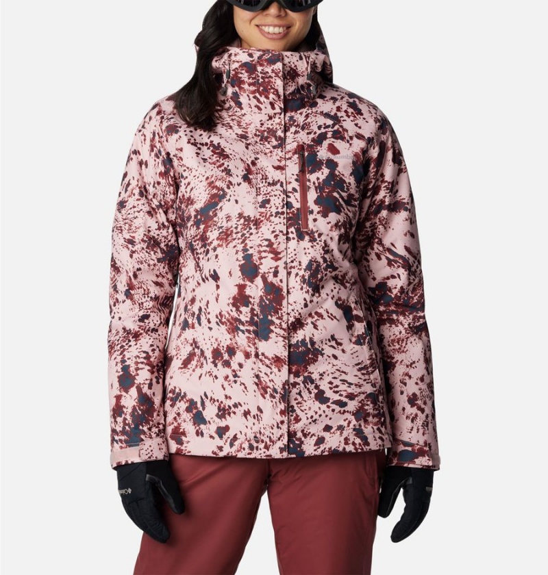 Columbia Whirlibird IV Interchange Women\'s Ski Jacket Pink | EHNFBV-409