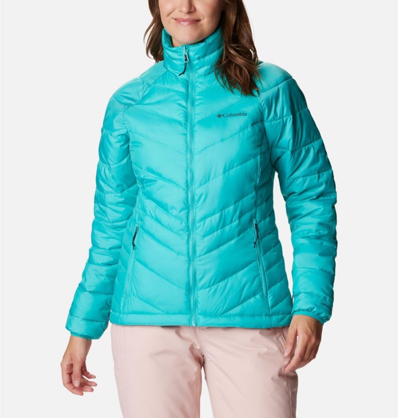 Columbia Whirlibird IV Interchange Women's Ski Jacket Turquoise | NFDZYG-396