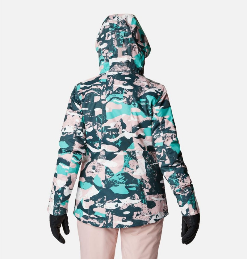 Columbia Whirlibird IV Interchange Women's Ski Jacket Turquoise | NFDZYG-396