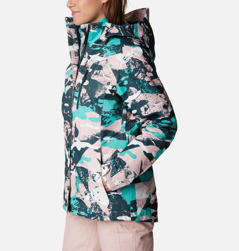 Columbia Whirlibird IV Interchange Women's Ski Jacket Turquoise | NFDZYG-396