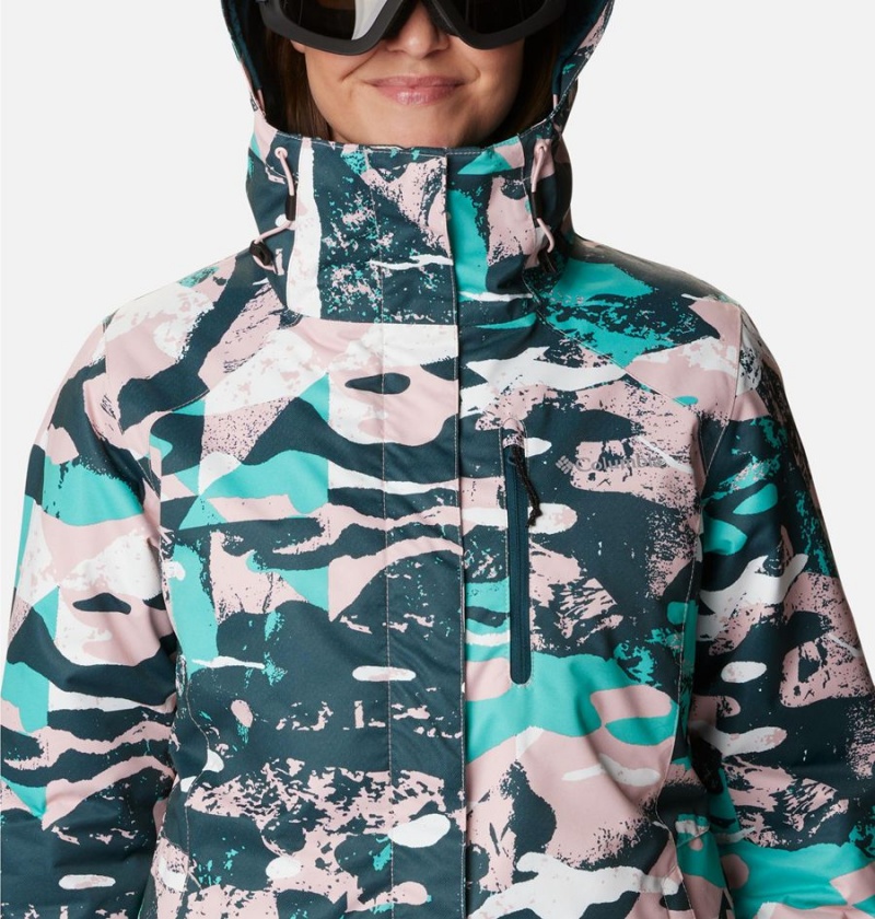 Columbia Whirlibird IV Interchange Women's Ski Jacket Turquoise | NFDZYG-396
