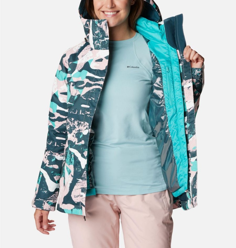 Columbia Whirlibird IV Interchange Women's Ski Jacket Turquoise | NFDZYG-396