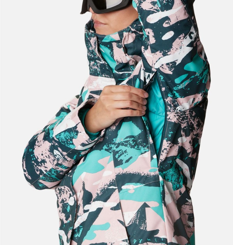 Columbia Whirlibird IV Interchange Women's Ski Jacket Turquoise | NFDZYG-396