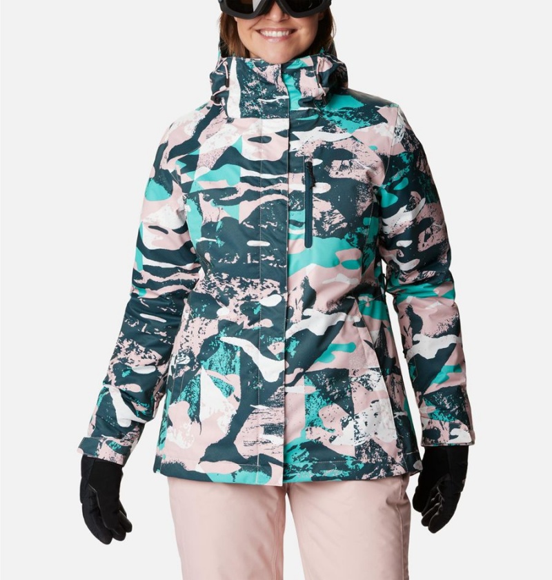 Columbia Whirlibird IV Interchange Women\'s Ski Jacket Turquoise | NFDZYG-396