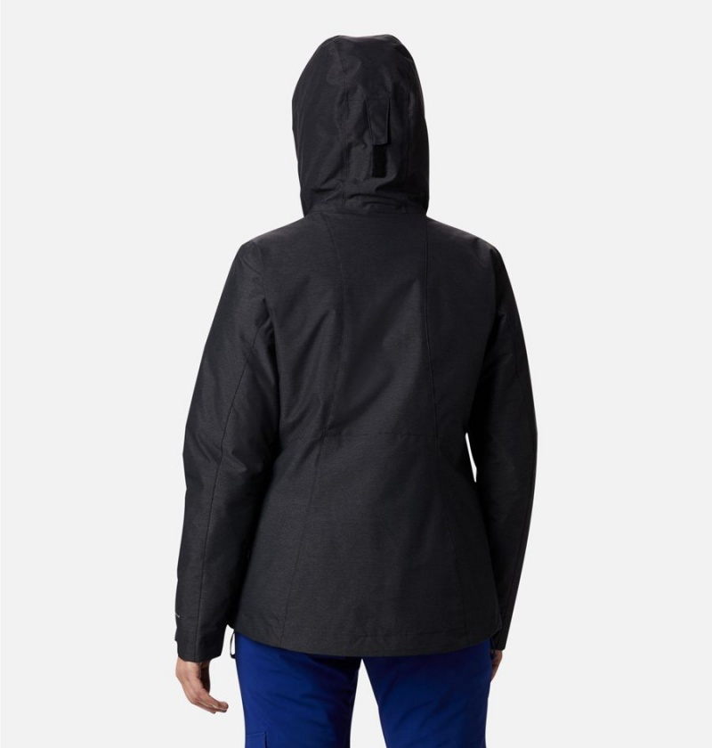 Columbia Whirlibird IV Interchange Women's Ski Jacket Black | NFOETC-412